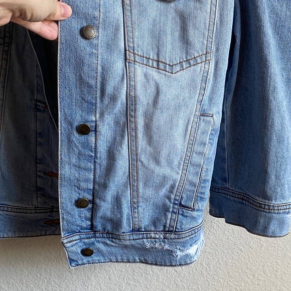 Retrofete Light Blue Jean Jacket - Picture 6 of 13